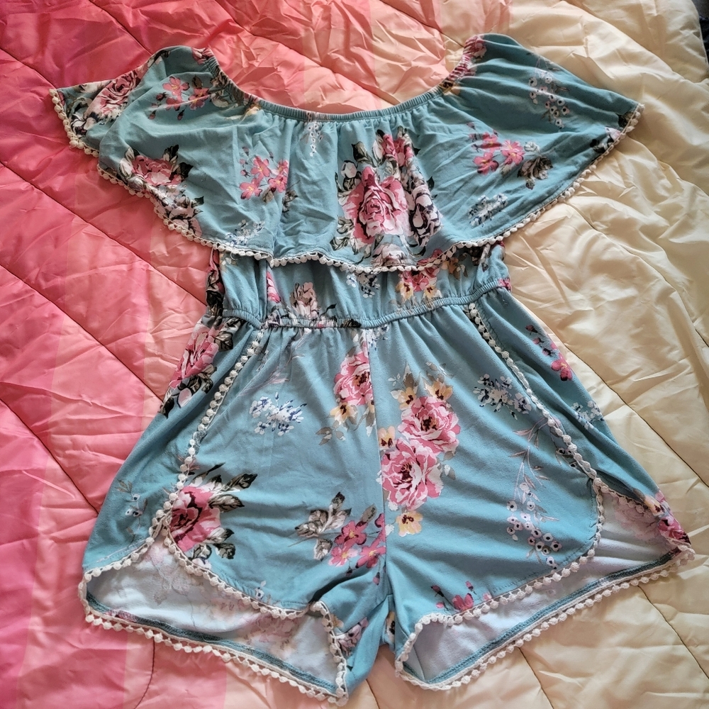 Rue21 Pastel Floral Rompers